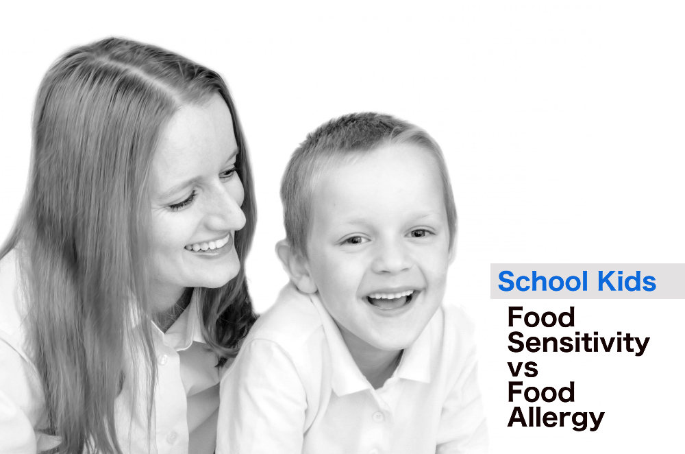 School Kids and Food Sensitivity vs Food Allergy